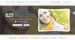 Desktop Screenshot of bluestonedental.net