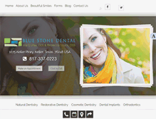 Tablet Screenshot of bluestonedental.net